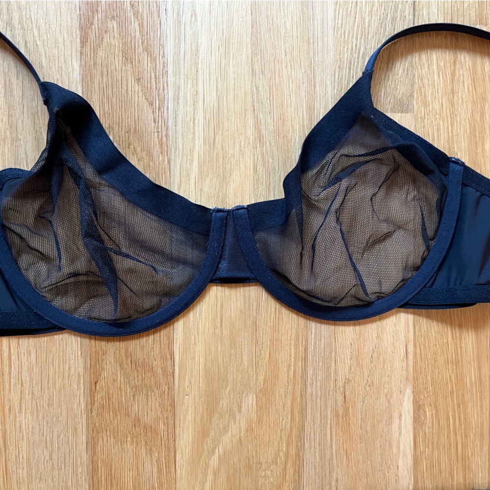 Le Mystere 34DDD Black Sheer Underwire Bra - Picture 8 of 9